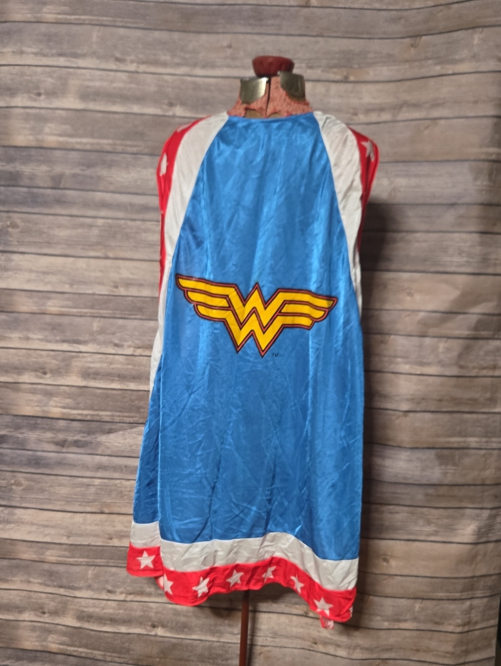 Wonder Woman Hero Blue and Red Kids Cape Costume